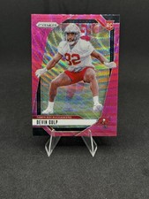 2024 Panini Prizm - Rookies Devin Culp #326 Pink Wave Prizm (RC)