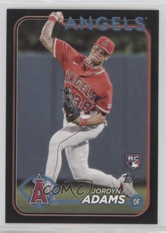 2024 Topps Series 2 Black /73 Jordyn Adams #470 Rookie RC