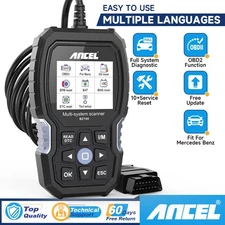 ANCEL BZ700 OBD2 Scanner All System Code Reader Tool TPMS DPF Oil Fit for Benz