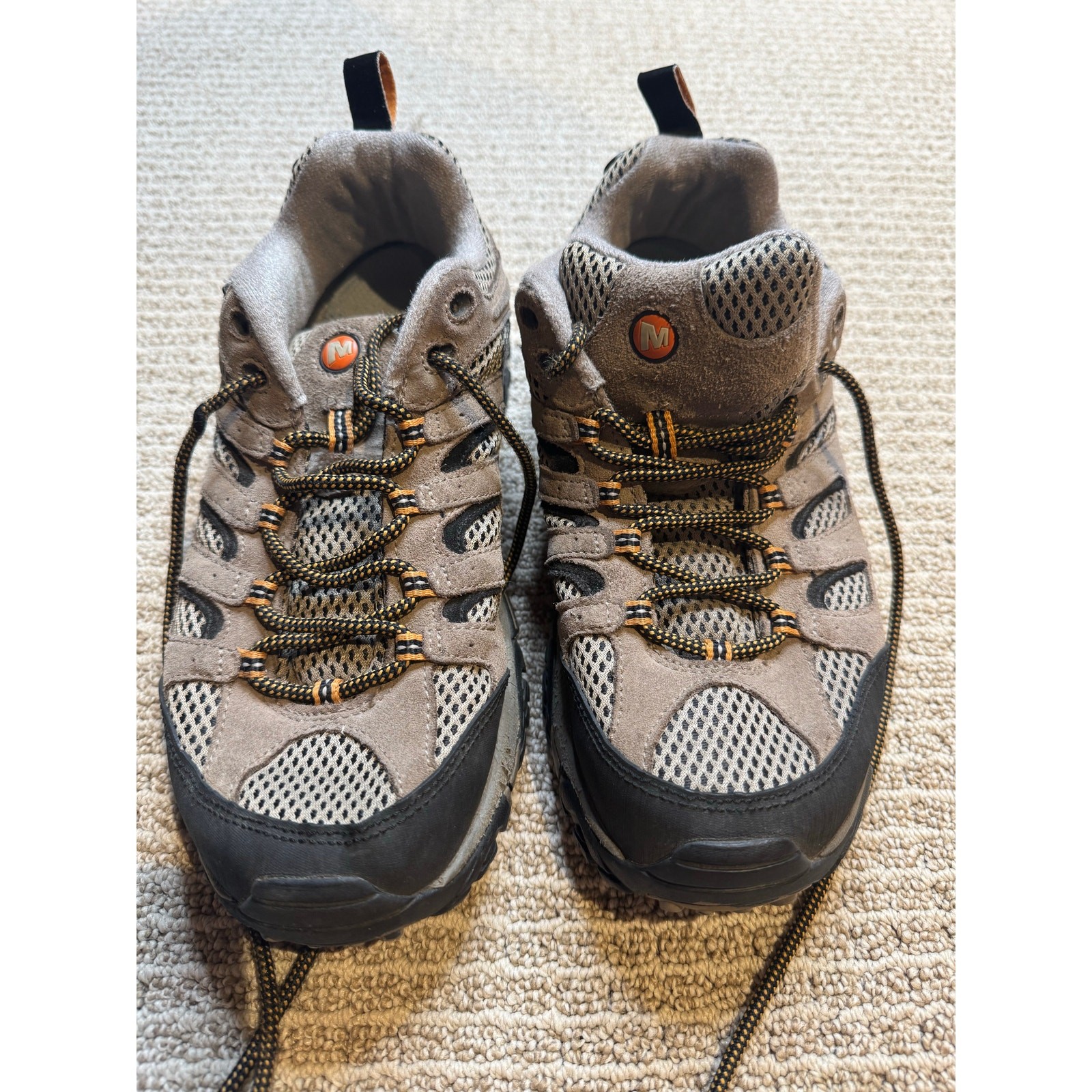 Merrell Moab Ventilatore Noce Taglia 8 5 Vibram Impermeabile Scarpe da Escursionismo Outdoor