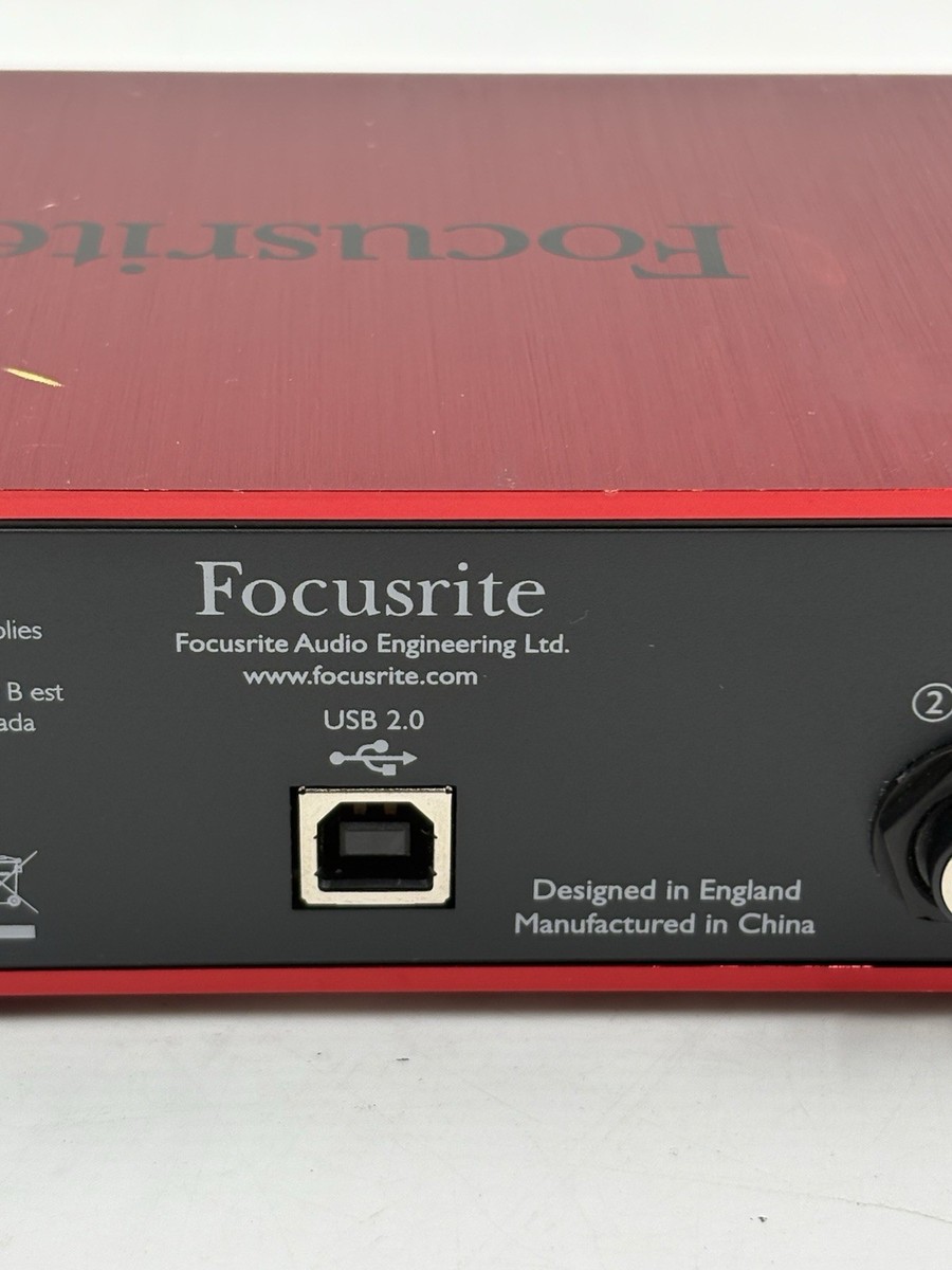 Focusrite Scarlett 2i2 USB Audio Interface 1st Generation Unit