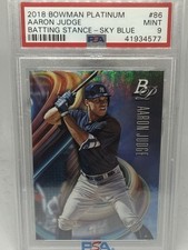 2018 Bowman Platinum Aaron Judge Batting Stance - Sky Blue