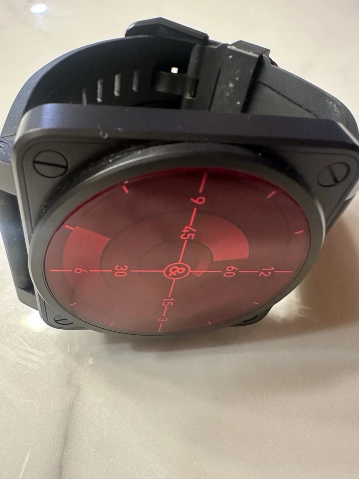 Radar Bell & Ross Rojo BR01-92-SRR Edición Limitada Negro PVD Acero 46MM Hombre Automático Foto 4 de 4