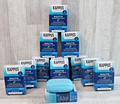Kappus nautik  Seife  mit Meeresalgenextrakt 12 x 100 g = 1200 g