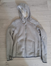 Crane Damen Fleecejacke mit Kapuze, Reißvers...