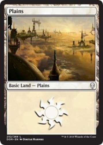 Plains (252) Dominaria Lightly Played, English