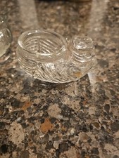 Vintage Glass Birdcage Water / Food Bowl