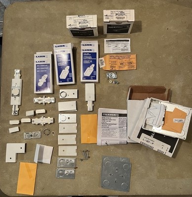 Cooper Halo Lazer track light power feeds, connectors, grid clip hangers, more