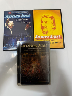 3 x JAMES LAST ( Live in London, Gentleman of Music, Waldbühne Berlin ) 3 DVDs