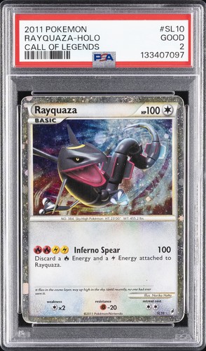 Rayquaza graded PSA 2 for sale on eBay