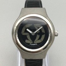 Fossil Womens Watch 31mm Silver Tone Animated Seconds JR-7874 New Battery