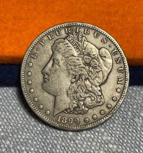 (#100497)    Morgan Dollar:  1899 S.  #2        VF