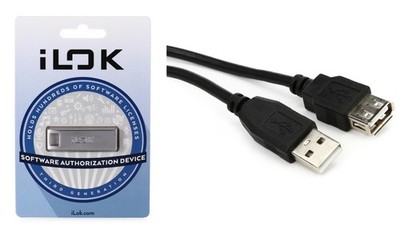 PACE iLok USB-A (3rd Generation) + Hosa USB-210AF Value Bundle