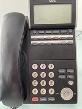 NEC DT300 Series Phone  DLV(XD)Z-Y(BK)  Corded Business Telephone Multi Line