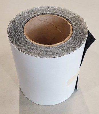6'' x 35' Black Anti-Slip Traction Adhesive-Back Tape, Non-Skid Grip Tape.