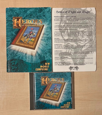 Heroes of Might and Magic 1 - Rarität ! komplett Deutsch ! Original mit Handbuch