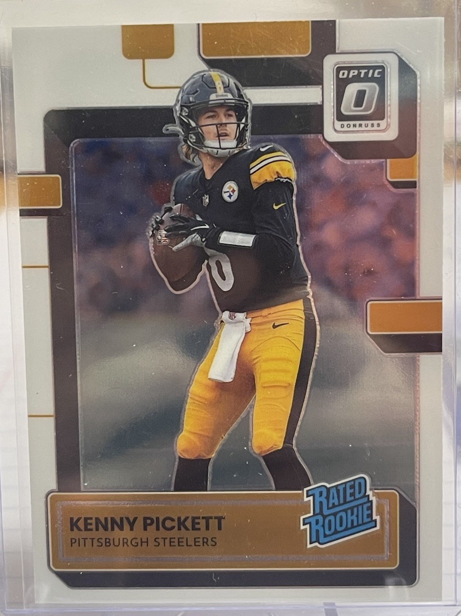 2022 Donruss Optic #201 Kenny Pickett Rated Rookie Steelers Raiders Eagles