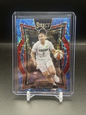 2025 Panini Select WNBA Te-Hina Paopao Blue Disco /125 Rookie Atlanta Dream