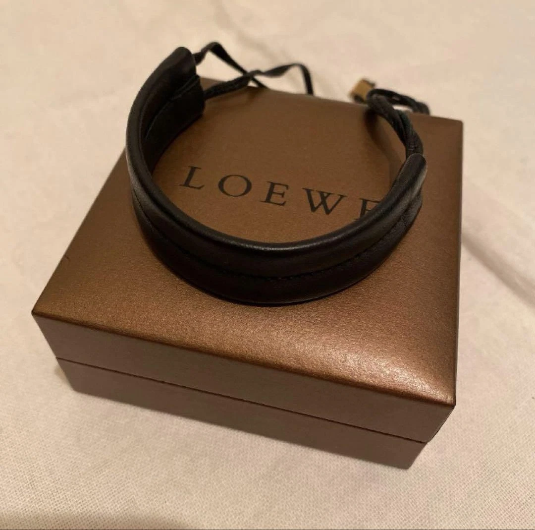 Loewe Bracciale Pelle Avvolgente Regolabile Uomo Donna Nessun Danno Si noti