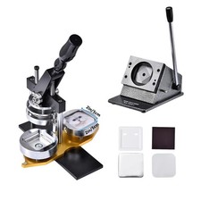 50mm 2inch Square Fridge Magnet Making Machine Kit 100 Sets Magnet Consumables