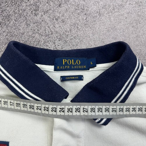 Polo Ralph Lauren T-Shirt Polo United States Y2K Chief Keef Racing Size L - Picture 3 of 10