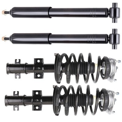 Set of 4 Front Complete Struts and Rear Shock Absorbers For Volvo S60 V70 S80