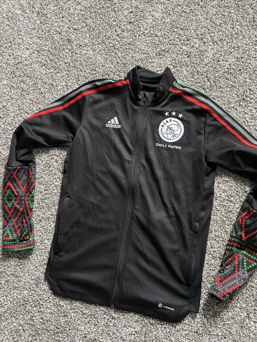 Adidas Ajax Amsterdam x Daily paper presentation track jacket Sz M