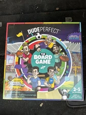 Dude Perfect Board Game, Sports, Action & Competitive Challenge Game Ages 4+ NEW