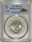 1904 P Barber Quarter 25c PCGS & CAC MS64 ‼️BLAST WHITE, DL HANSON PEDIGREE‼️