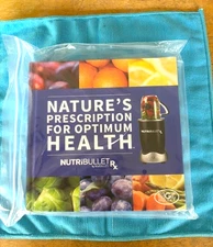 NUTRIBULLET RX Nature's Prescription For Optimum Health Recipe Book HC New!