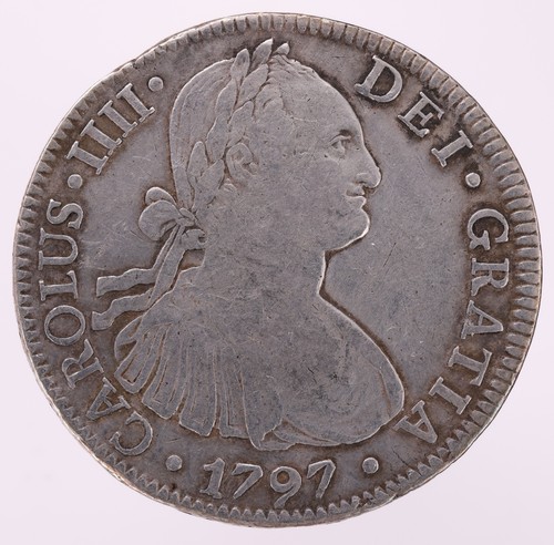 1797 Mexico 8 Reales Mexico Mint (B3228) - Afbeelding 1 van 2