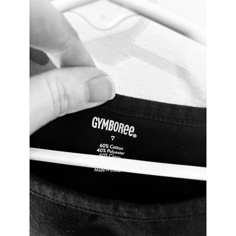 Gymboree Girls Black Long Sleeve Top with Pocket & Bow Size 7 - Image 3 of 3