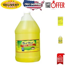 Go Texan Certified Best Maid Dill Juice 128 Fl Oz - Family-Owned Quality