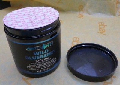 NEW Sealed WILD BLUEBERRY Dietary Supplement 120 CAPSULES 6500mg Daily Health