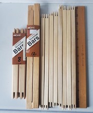 Needlework Cross Stitch Stretcher Bars Bundle Wood Lot of 12 Pieces
