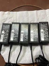 Lot of 5 Dell 65W AC Adapters 19.5V 3.34A Small Barrel Tip Laptop Chargers OEM