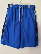Nike youth Swim Trunks Shorts, Size Small, Blue, Mesh Lined