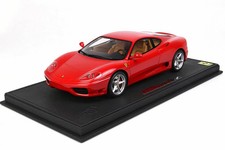 BBR 1/18 Ferrari 360 Modena 1999 Rosso Corsa Limited 298 with Case