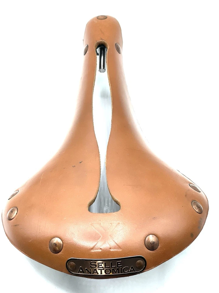 Sillín de cuero Selle Anatomica X hecho en EE. UU. Foto 3 de 4