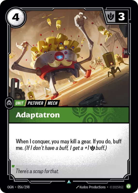 Riftbound Adaptatron OGN 056/298 English League of Legends