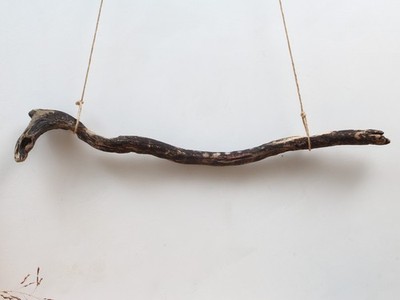 Treibholz Ast 63cm, Schwemmholz Deko, Garderobe, Holz Terrarium, Makramee Zweig