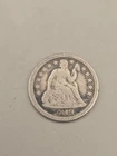 1849 Seated Liberty Silver Dime 10c