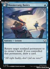 Magic Boomerang Basics 46 Uncommon Avatar: The Last Airbender NM