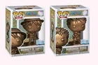 Funko Pop! One Piece Luffy And Zoro Bronze Statue Set Limited Ed W/Pop Protector