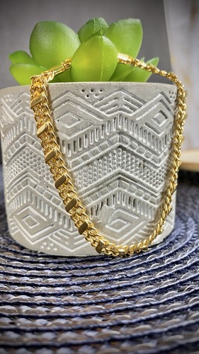 Pulsera Bismarck para Mujer Oro Laminado for Womens Girls Elegant 7.75" Fashion - Picture 3 of 7