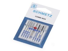 9 Nähnadeln Kombibox Maschinennadeln 70 80 90 100 Uni Jeans Stretch Zwilling