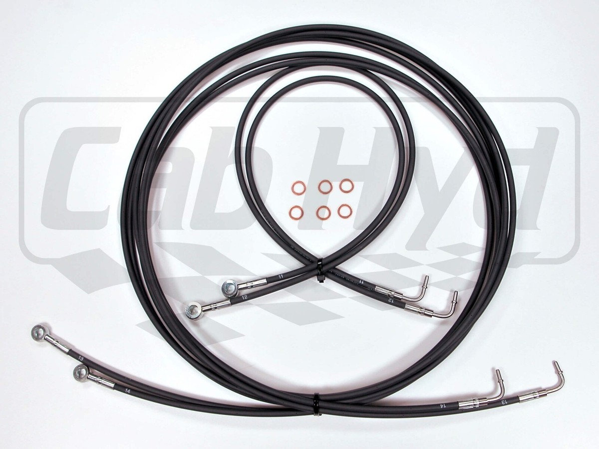 2003-2008 BMW Z4 E85, 4-Piece Top Hydraulic Hose Set