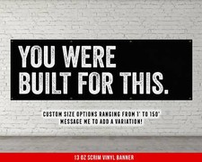 Motivational Home Gym Decor - Large Quote Wall Art