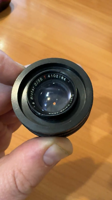 Lens Carl Zeiss Jena Biotar 35mm f/2 Red 