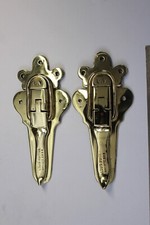 Fermoir malle trunk lock Louis Vuitton laiton massif Brass 143x 64 mm circa 1910